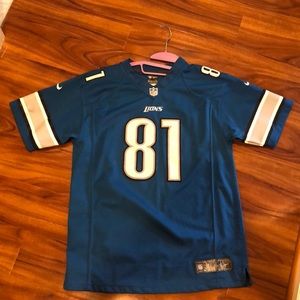 Throwback Detroit Lions Calvin Johnson Jersey
